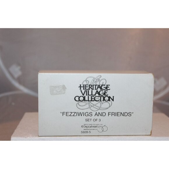 Dept 56 Dickens Village - Fezziwigs and Friends, Set of 3 - Picture 1 of 4